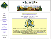 Tablet Screenshot of bathtownship.org